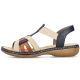 14. Bequeme Rieker W RKR662 mehrfarbige Sandalen
