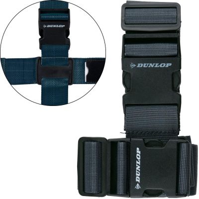 Universal-Gepäcksicherheitsgurt 230 x 5 cm, 2er-Set, Dunlop Grau