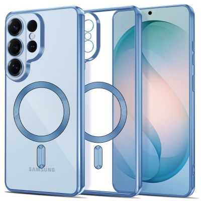 Tech-Protect MagFlex Hülle für Samsung Galaxy S26 Ultra – Transparentes Blau