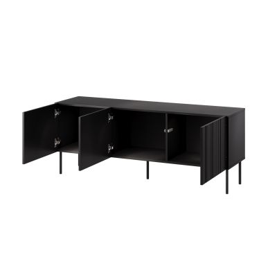 2. ISLA TV-Schrank 150,5 x 40 x 60 mm, schwarz matt