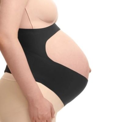 2. Momcozy Schwangerschaftsbauchband Schwarz XL | Schwangerschaftsgürtel |