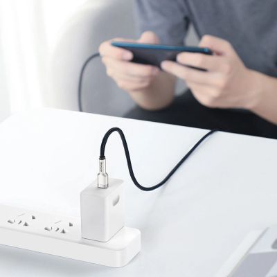12. Baseus Cafule Series Metal Data USB-C / USB-C PD QC SCP 100W 5A 2 m Kabel - Grün