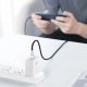 12. Baseus Cafule Series Metal Data USB-C / USB-C PD QC SCP 100W 5A 2 m Kabel - Grün