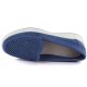 3. Blaue Damen-Plateauschuhe mit Lochmuster, Sergio Leone MK097H