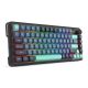 2. REDRAGON K724GBG-RGB-PRO Behemoth-Tastatur USB + RF Wireless + Bluetooth Grau, Blau