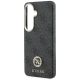 6. Guess 4G Strass-Logo-Hülle mit MagSafe-Funktion für Samsung Galaxy S26+ - Schwarz