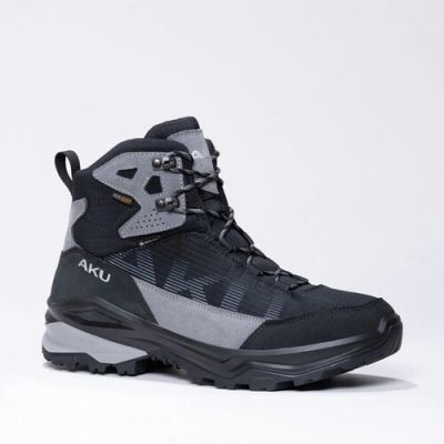 Aku Herren-Trekkingschuhe Adapta Gore-Tex Leder grau schwarz