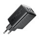 3. Acefast A108 GaN PD 67W 2xUSB-C 1xUSB-A Wandladegerät - Schwarz
