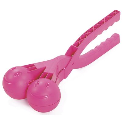 11. ŚNIEŻKOMAT - Schneeball zum Herstellen von Schneebällen Doppelrosa