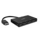 Lindy 38431 DisplayPort Hubs und Konzentratoren Schwarz