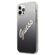2. Guess GUHCP12LPCUGLSBK iPhone 12 Pro Max 6,7" schwarz/schwarzes Hardcase Glitter Gradient Script
