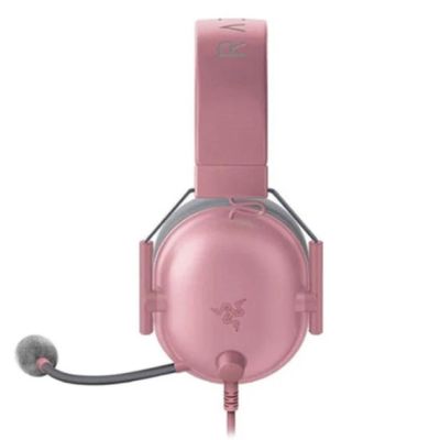 Razer Blackshark V2 X kabelgebundenes Gaming-Headset mit Kopfbügel, Grau, Pink