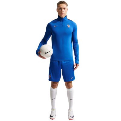 5. Nike France Dri-Fit FFF Strike Herrenshorts Blau IB4609 480