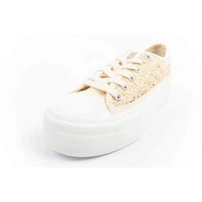 12. Lee Cooper Damen-Sneaker mit durchbrochener Spitze und Plateau