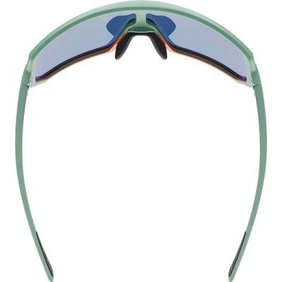 4. Uvex sportstyle 235 Multisportbrille Unisex Halbrand Grün, Rot