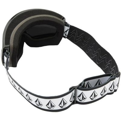 4. Volcom Migrations Damen/Herren Snowboardbrille Ski Wintersport Schwarz (VG0022302)