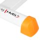48. Gerader Stepper mit Kabeln HMS S3092 orange und weiß