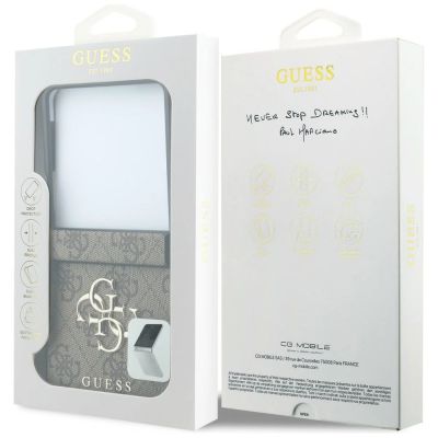8. Guess Big 4G Logo Hülle für Samsung Galaxy Z Flip 8 - Braun