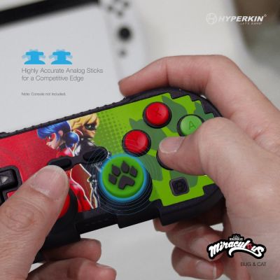 7. Hyperkin Pixel Art Grün, Rot Bluetooth-Gamepad für Nintendo Switch, Nintendo Switch Lite und Nintendo Switch OLED