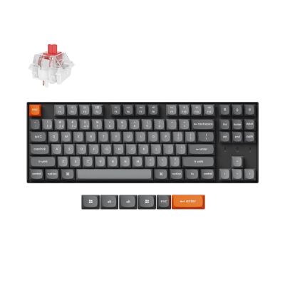 2. Keychron K8 Max Universal-Tastatur mit USB, Funk und Bluetooth, Schwarz