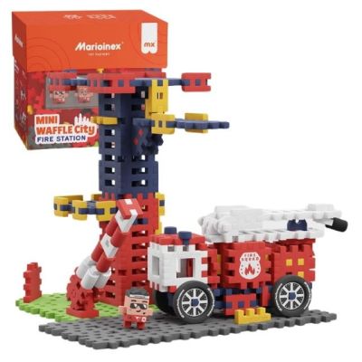 9. Marioinex Mini-Waffelbausteine – Stadt: Feuerwehrwache, 280 Teile