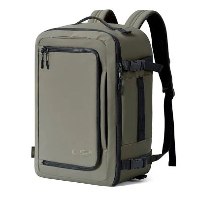 Tech-Protect Defender S50 Rucksack für Ryanair & Wizzar, 20 l Laptop, Olivgrün