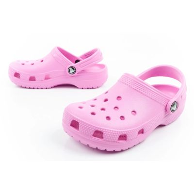 8. Crocs Classic Kinder-Clog-Sandalen, modisches Rosa, bequem, leicht