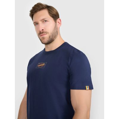 3. Herren-T-Shirt mit Aufdruck, regulär, Größe 4F 4FRAW25TTSHM3377-31S