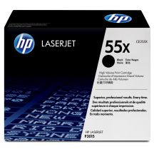 HP Schwarzer Toner HP 55X, HP55X=CE255X, 12500 Seiten