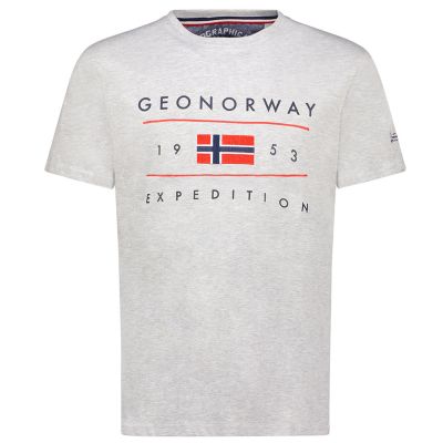 Geographical Norway Jezolo DB 254 M T-Shirt SY9738H/GN-Blended Gray