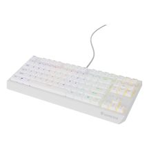 GENESIS Thor 230 TKL Gaming-Tastatur, USB, QWERTY, US-Englisch, Weiß