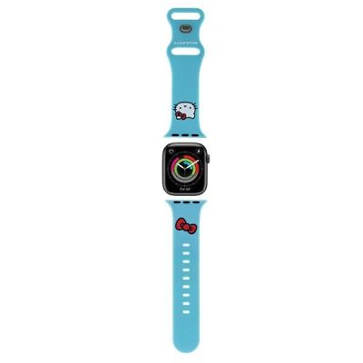 Hello Kitty Silikon-Kitty-Kopfband für Apple Watch 38/40/41 mm – blau