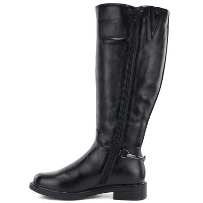 3. Damen-Lederstiefel, schwarz, Potocki JE19500
