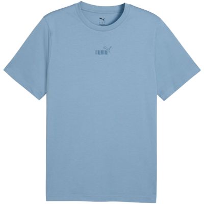 Puma ESS Herren-T-Shirt, Größe S, Nr. 1 Logo mittig, blau, 692912 26