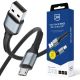3mk Hyper Cable N-SERIES USB-A / Micro-USB 50cm QC 3.0 5V/2A 10W - schwarz