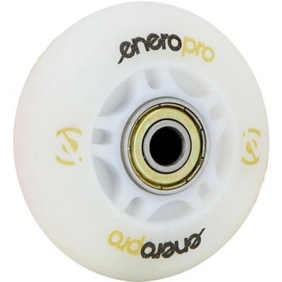 6. ENERO PRO PU-Roller-Skate-Rollen 64 mm, 4 Stück mit ABEC 7 LED-Kugellagern