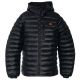 21. GLOVII beheizbare Herrenjacke mit Kapuze, mit Synthetikdaunen gefüttert, XL, schwarz, Akku, Ladegerät und Aufbewahrungstasche, GTMBXL