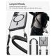 13. Spigen Ultra Hybrid Mag MagSafe Hülle für Samsung Galaxy S26 – Transparent Schwarz