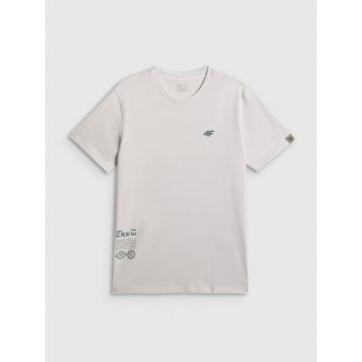 5. Herren-T-Shirt mit Aufdruck, regulär, Größe 4F 4FRSS26TTSHM3814-11S