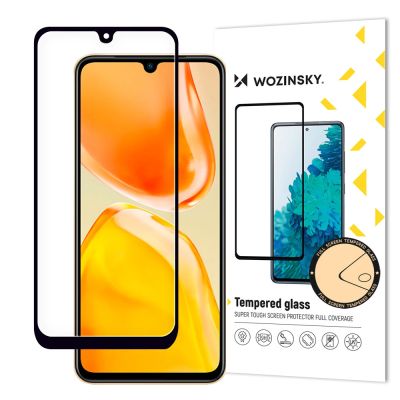 Wozinsky Full Glue Tempered Glass Vivo X80 Lite / V25 Vollbild mit Rahmen schwarz (case friendly)