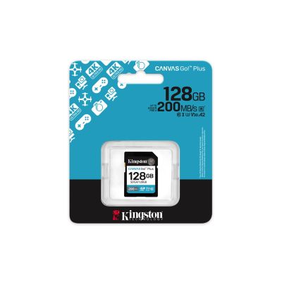 2. Kingston Canvas Go Plus SDG4/128GB Speicherkarte (128GB; Klasse U3, V30; Speicherkarte)