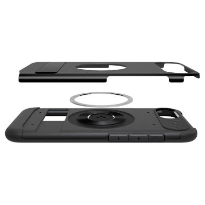 7. Spigen Slim Armor MagSafe Hülle für iPhone 16e / 17e - Schwarz