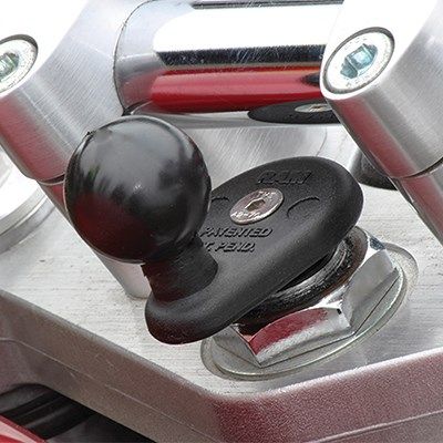 3. RAM MOUNT Montagebasis im Gabelschaft RAM-B-342U