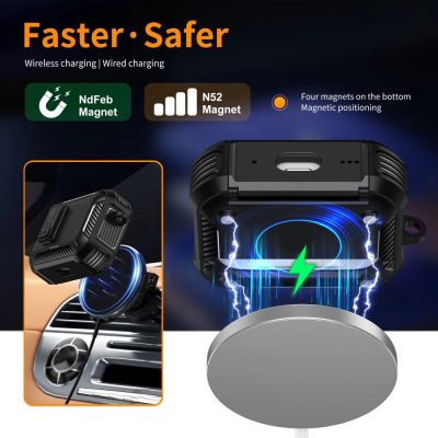 3. Tech-Protect Carbonox MagSafe Hülle für AirPods Pro - Schwarz