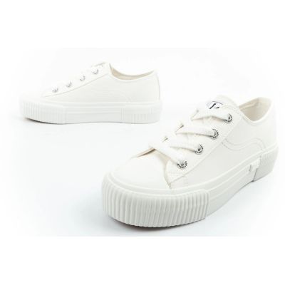 8. Lee Damen-Sportschuhe Isla Sneakers, weiß, Plateau, bequem
