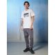 8. Herren-T-Shirt mit Aufdruck, regulär, Größe 4F 4FRSS26TTSHM3658-10S