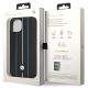 8. Hülle BMW BMHCP14S22RVSK iPhone 14 6,1" schwarz/schwarz Hardcase Leder Stamp Blue Lines