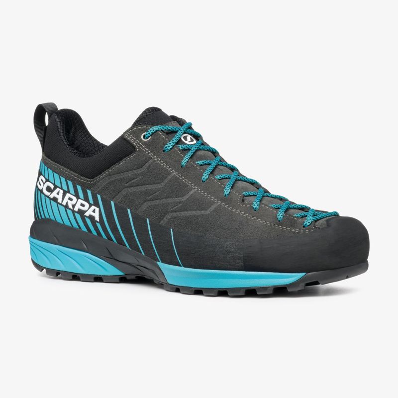 Scarpa Mescalito GTX Zustiegsschuhe – Shark/Azure Größe 46