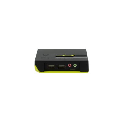 5. LevelOne KVM-0221 KVM-Switch Schwarz, Grün