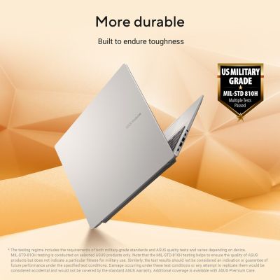 20. ASUS Vivobook 16 M1607KA-MB164W Ryzen AI 5 330 16,0" WUXGA IPS-Panel 60Hz 300nits AG 16GB DDR5 SSD512 Radeon Grafik WLAN+BT Webcam 1080p+IR 42Wh Akku Windows 11 Quiet Blue